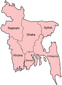 Divisions du Bangladesh