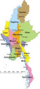 Divisions de la Birmanie