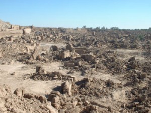 Destruction de la citadelle de Bam