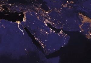 Le Moyen-Orient, la nuit