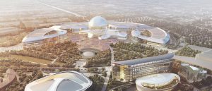 Le site de l'Expo 2017 à Astana.