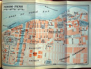 Plan de Phnom Penh (Guide Madrolle, 1928).