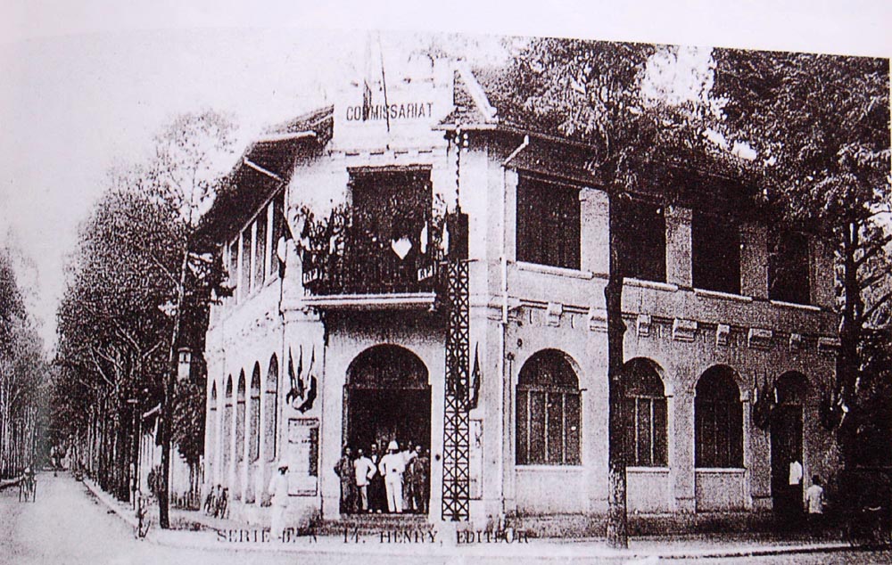 Le Commissariat de police de Phnom Penh au début du XXe siècle.