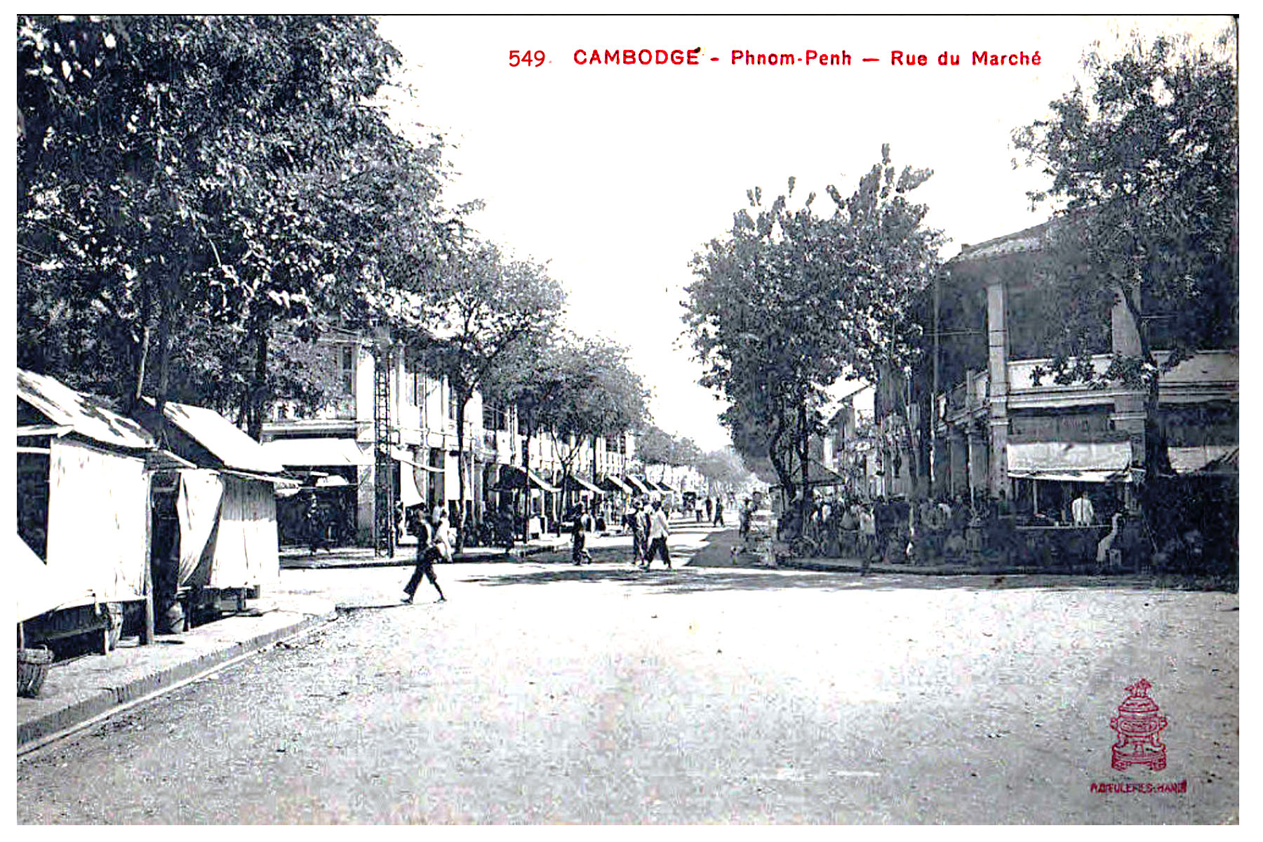 La rue du Marché (première moitié du XXe siècle).
