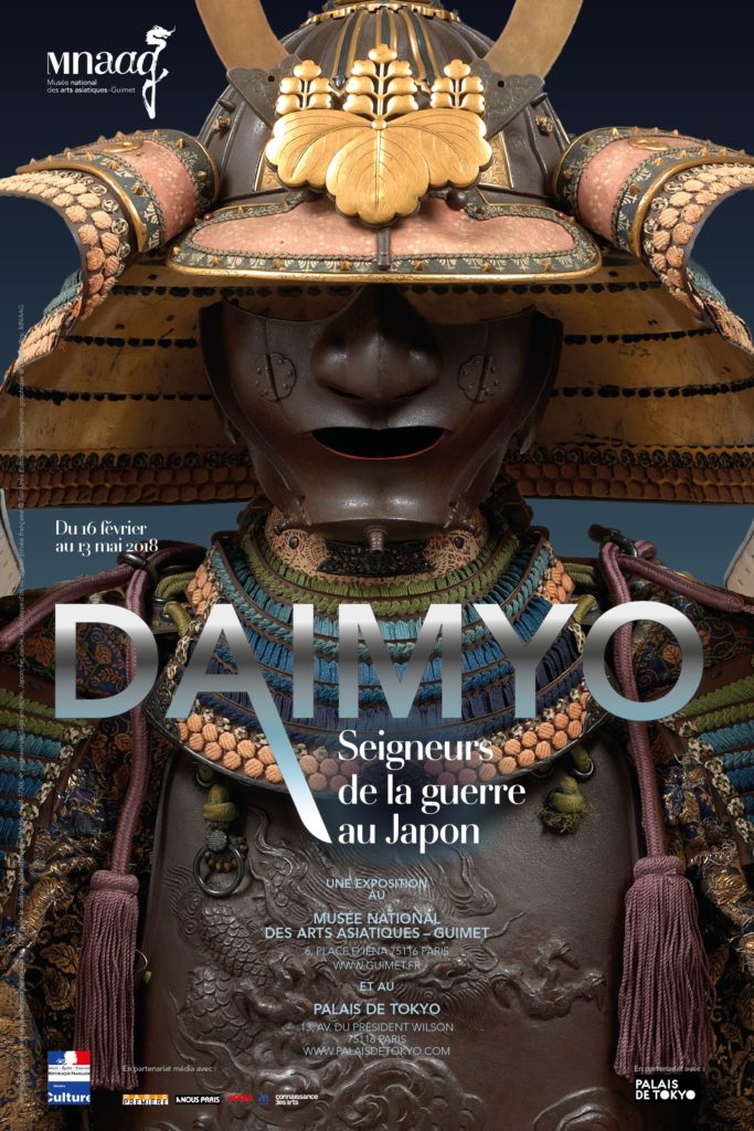 Affiche de l'exposition Daimyo au musée Guimet.